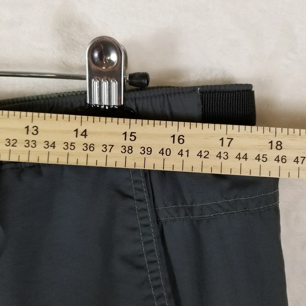 REI Co-op Mens XL x 30 Convertible Hiking Cargo Pants Gray Nylon UPF 50+ Zip Off